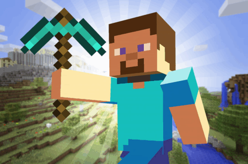 Minecraft, a game, main playable character, Steve