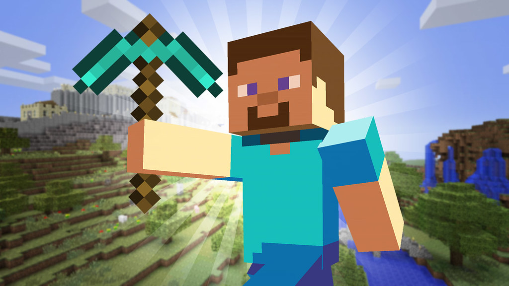 Minecraft, a game, main playable character, Steve
